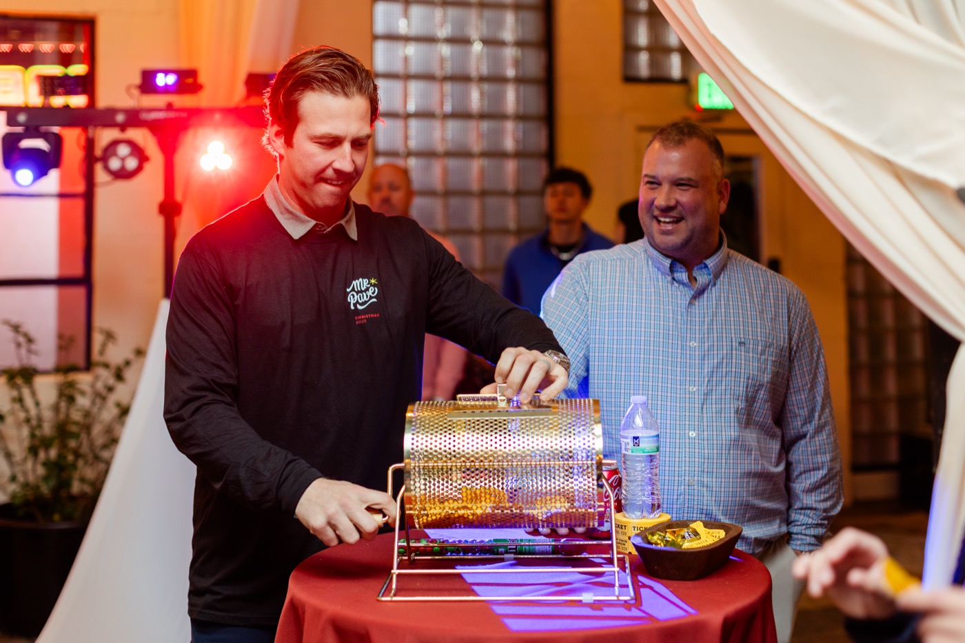 Mr. Pave team moment from a past company event